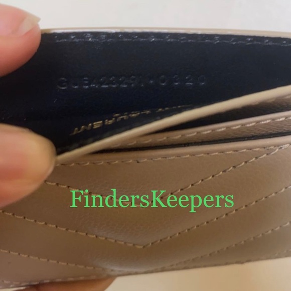 Authentic Saint Laurent Monogram Card Holder - Picture 10 of 10